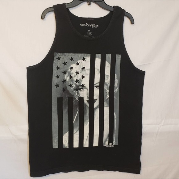 We Love Fine Marilyn Monroe American Flag Tank Top - Picture 2 of 6